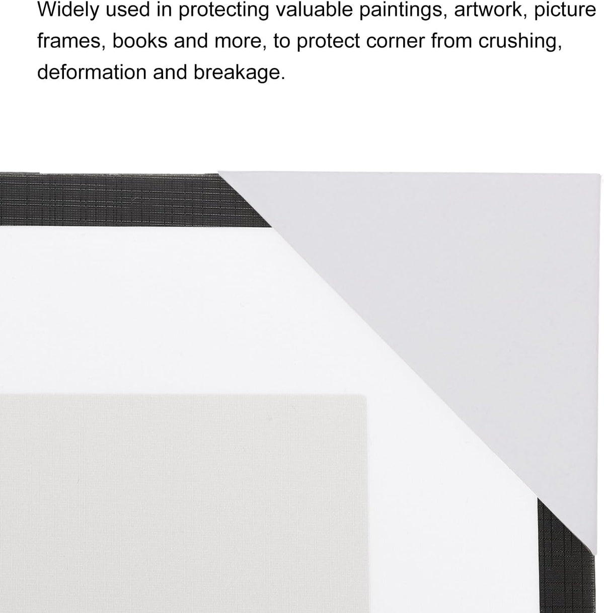 Adjustable Cardboard Corner Protector, Cardboard Edges Protector 10x10x4cm for Art, Packing, Shipping Supplies Pack