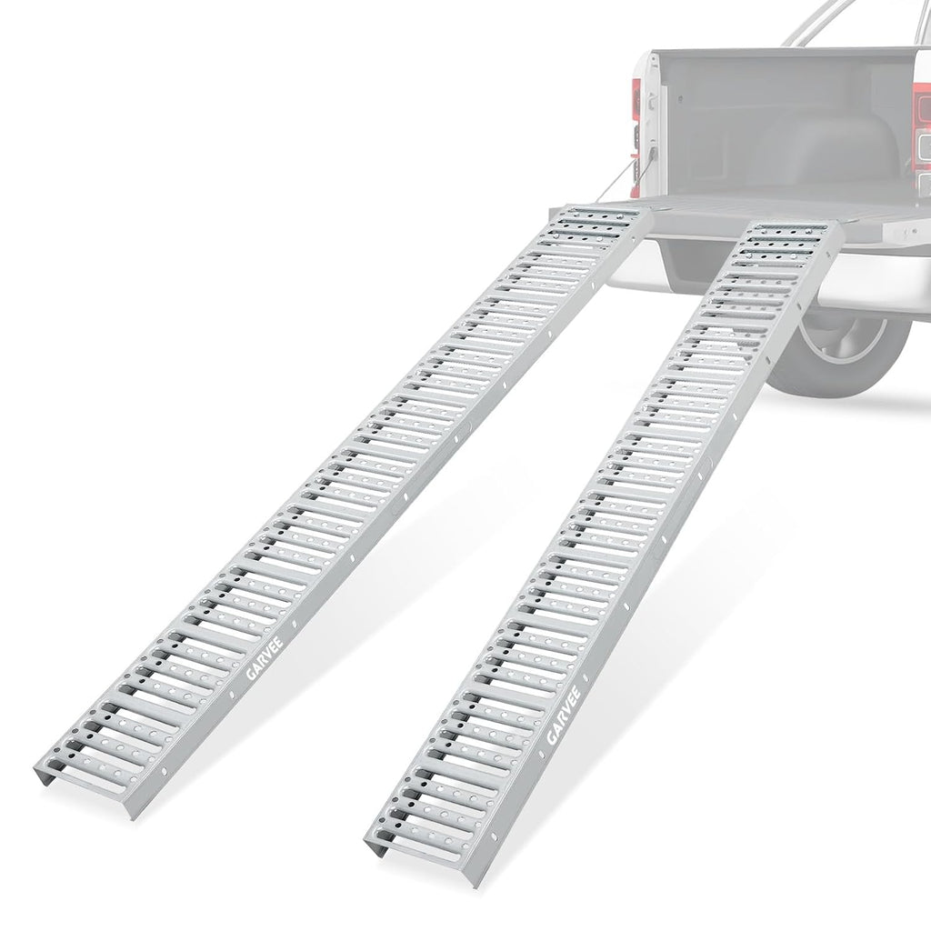 72"x9" Heavy Duty Steel Loading Ramps (2 Pack) – 1000 Lbs Capacity, Non-Folding Truck & Trailer Ramps for