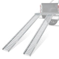 72"x9" Heavy Duty Steel Loading Ramps (2 Pack) – 1000 Lbs Capacity, Non-Folding Truck & Trailer Ramps for