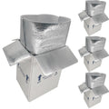 4 Pack 7x6x10'' Small Insulated Shipping Boxes with Bag Liners
