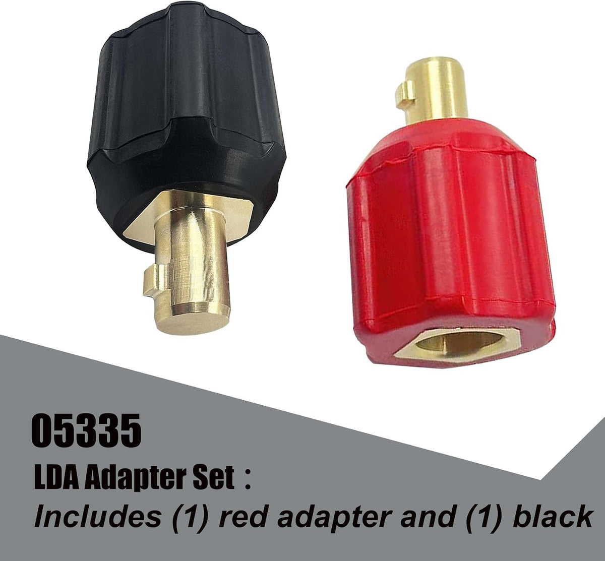 05335 Welding Leads Adapter Set, Dinse-Type Machine Plug Connector, 2 Pack