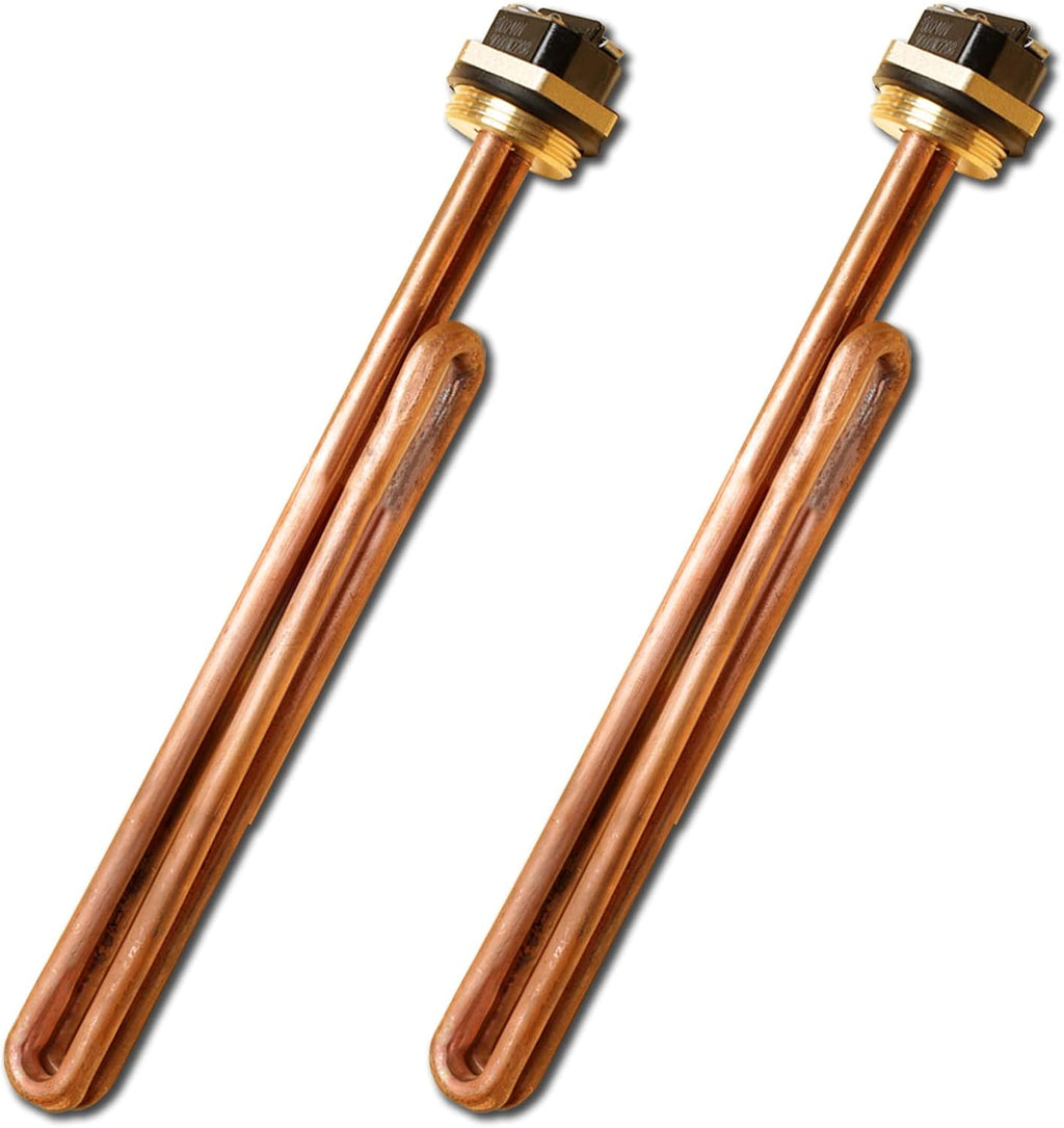 HE 90240 Heating Element, Replacement for EcoSmart ECO 18 27 36, 9KW 240V Water Heater Element for Electric Tankless Water Heaters, Screw-In,Copper, 2PCS