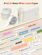 L1-C Bluetooth Label Maker with Tape Mini Rechargeable Label Printer