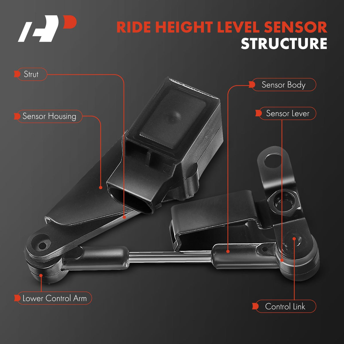 A-Premium Ride Height Level Sensor, Compatible with Hummer