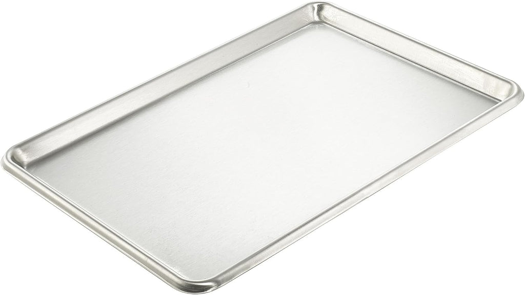 Half Size Stainless Steel Sheet Pan - Reinforced Rim, Open Bead