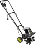 Electric Garden Tiller and Cultivator with 3 Position Height Adjustment Maximum 12-inch Cultivating Width and 8 Amp