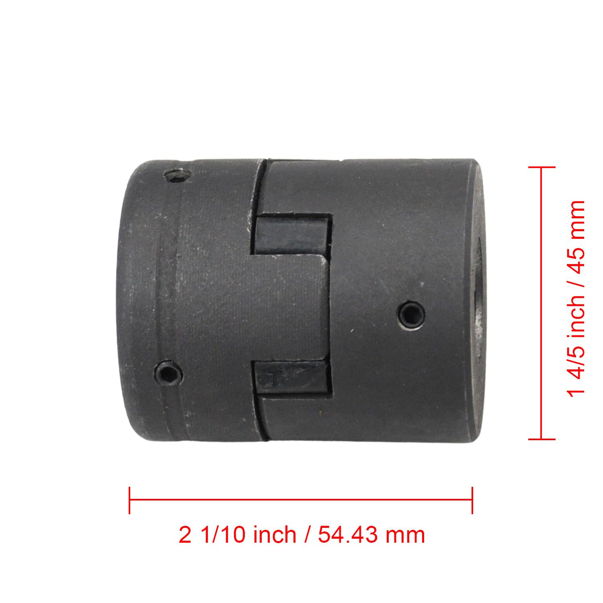 1/2" to 3/4" L075 Flexible L-Jaw Shaft Coupling Set