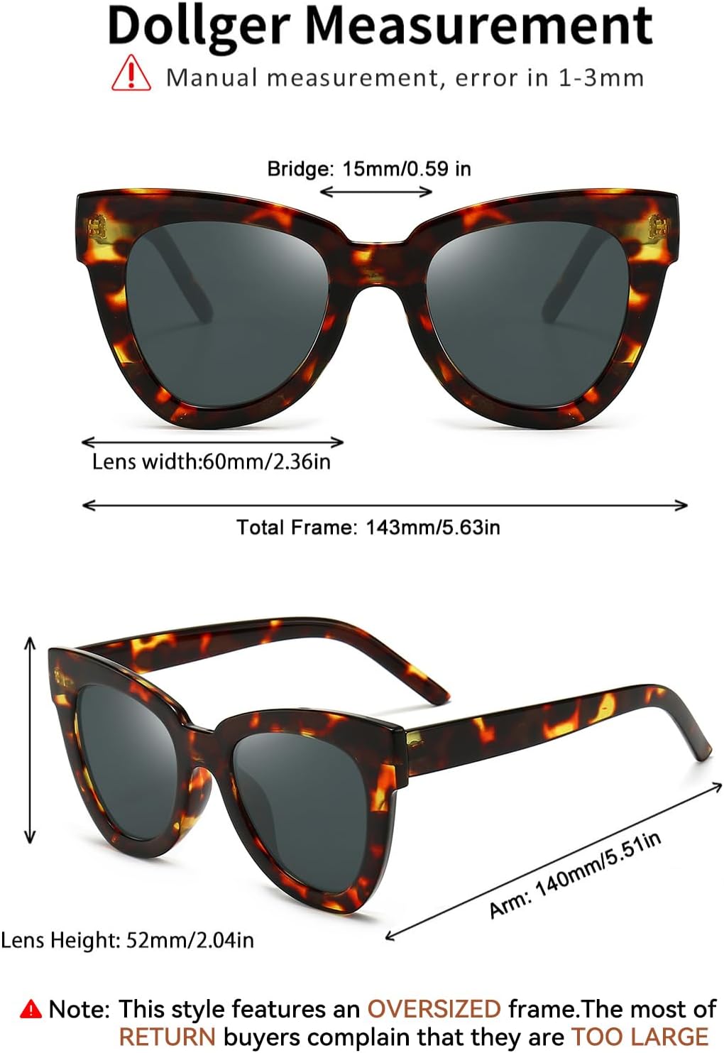 Retro Cat Eye Sunglasses Women Men Vintage Square Tortoise Shell Fashion Cateye Sunglasses