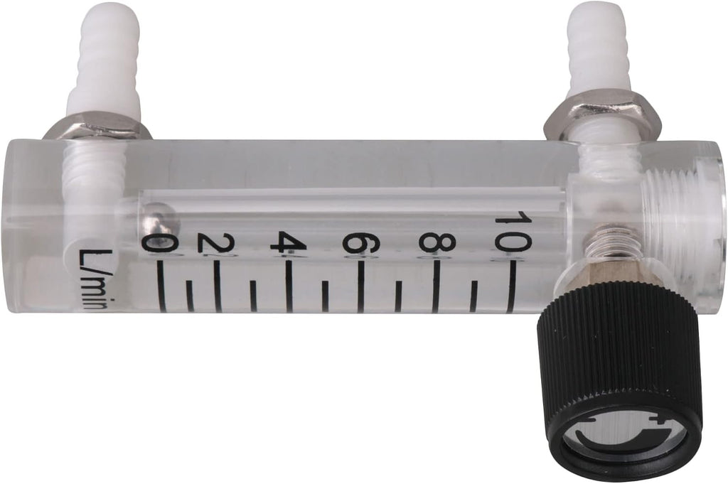 Oxygen Rotameter | Flow Range: 0~10 LPM | With Flow-Control Knob