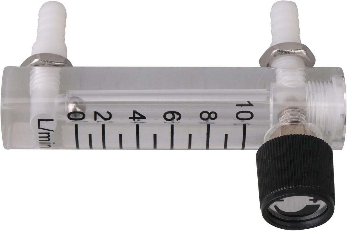 Oxygen Rotameter | Flow Range: 0~10 LPM | With Flow-Control Knob