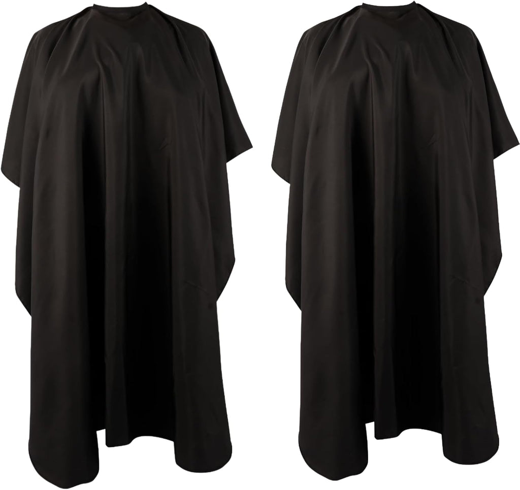 Professional Hair Cutting Cape(2 Pack), Salon Barber Cape with Adjustable Snap Closure