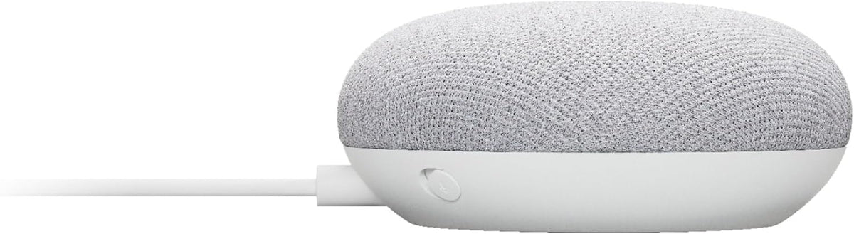 Nest Mini 2nd Generation Smart Speaker with Google Assistant - Chalk (Renewed)