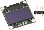 2 Pcs 0.96 inch IIC I2C Serial White OLED Display Module 128X64 I2C SSD1306 12864 LCD Screen Board 0.96" for Arduino Raspberry Pi