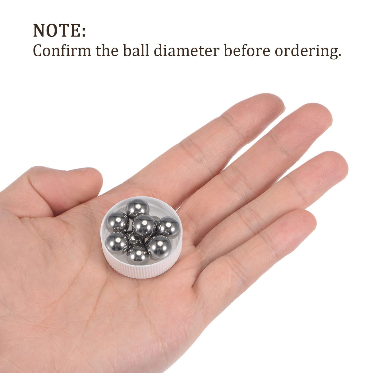 Kozelo 20pcs Precision Balls - [10mm] 304 Stainless Steel for Bearings Use, Solid