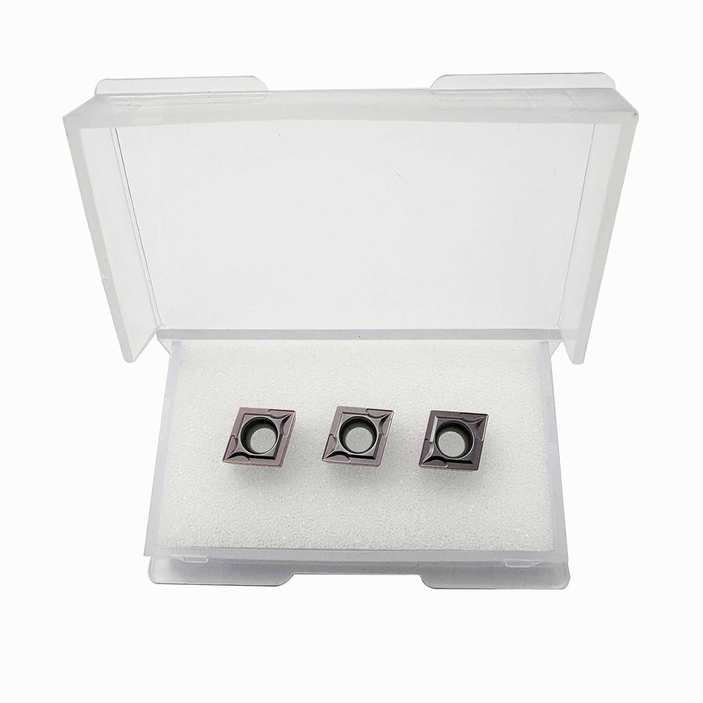 Carbide Turning Inserts CCMT32.51 with 1/2in Indexable Lathe Tool Holders