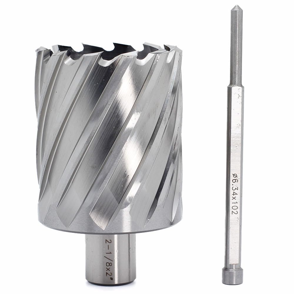 OSCARBIDE 2-1/8" x 2" HSS Annular Cutter 3/4" Weldon Shank Mag Drill Bit
