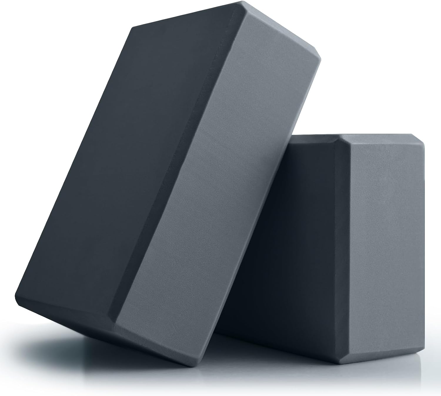 Yoga Blocks 2 Pcs, 9"x6"x3" Yoga Brick Foam Blocks EVA Foam Block Yoga Props Accessories for Yoga Pilates Stretching