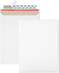 9x11.5 Self Seal Photo Document Mailers 25 Pack Stay Flat White Cardboard Envelopes, 9.25 x 11.75 Inches