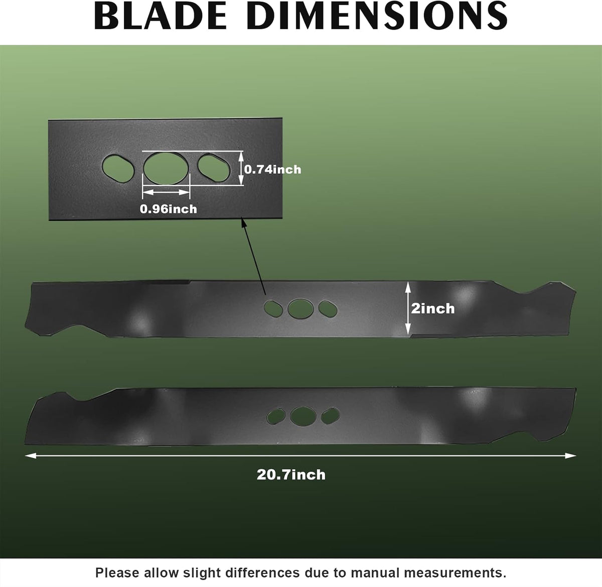 Replacement 2105200317A Mower Blades Fits HyperTough/Murray/Da-ye MNA152701 Fits MNA 152901 Fits MNA 152903 Fits MNA152905 21" Lawn Mower Blade,Replaces 84005221 2105200317, 1Pack