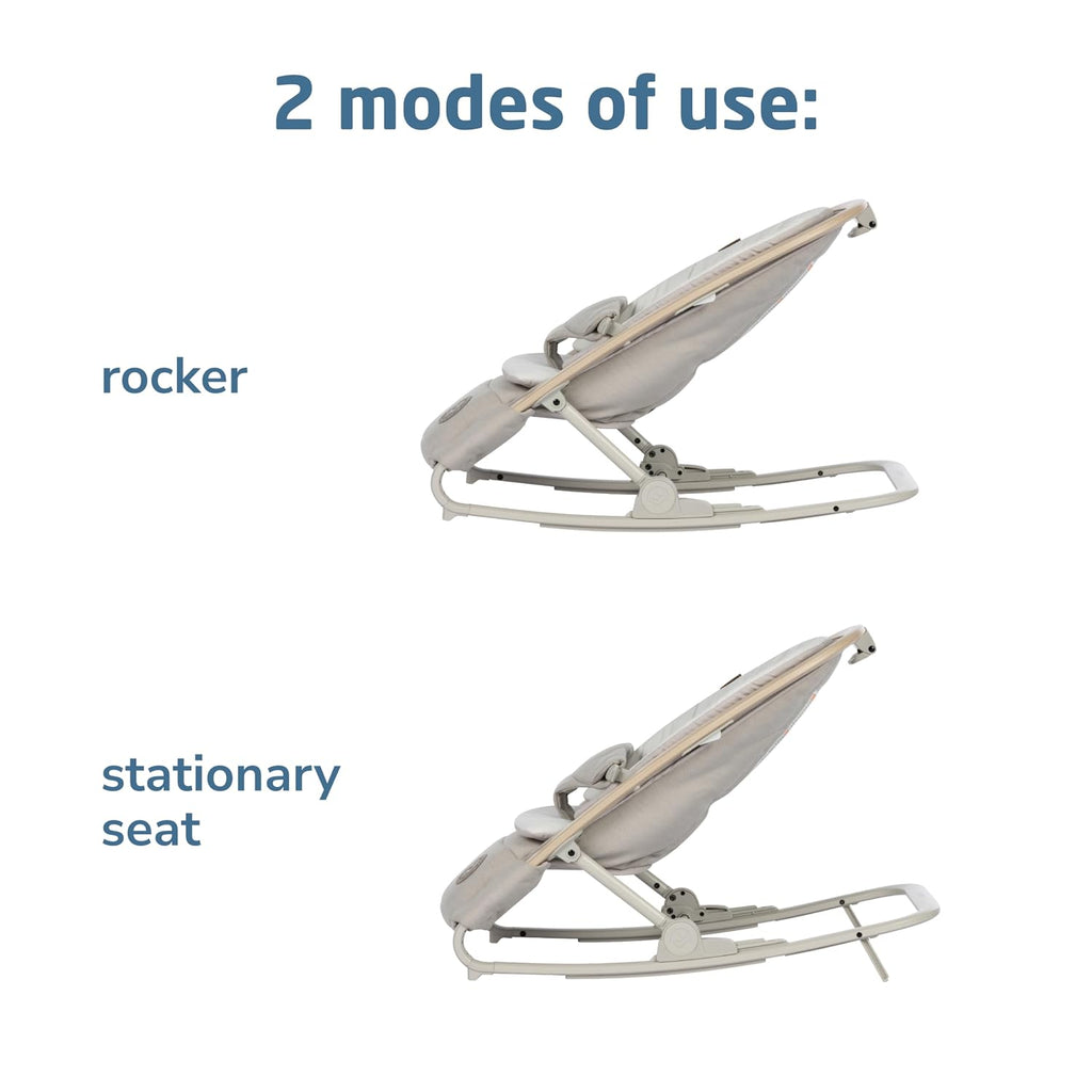 Kori 2-in-1 Baby Bouncer Seat for Infants, Baby Rocker Chair, Portable Bouncer Chair, Classic Oat