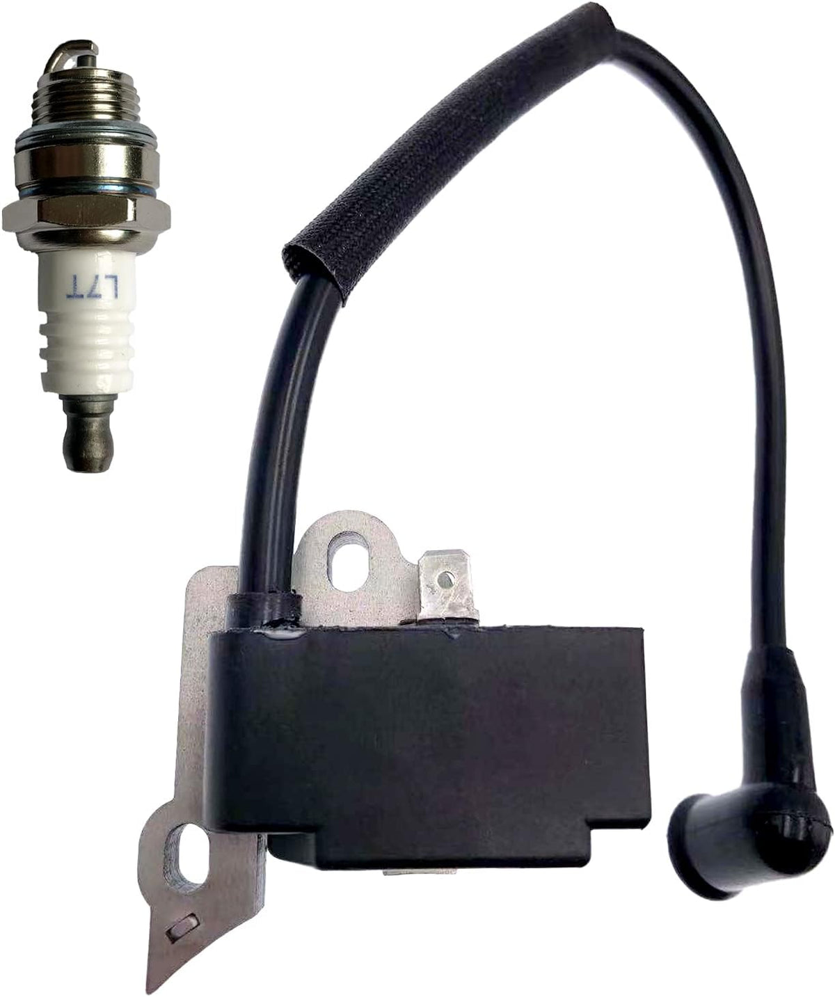 530039198 Ignition Coils with Spark Plug for Husqvarna Poulan Craftsman Chainsaws Engine Module,Replaces Coil 53005227