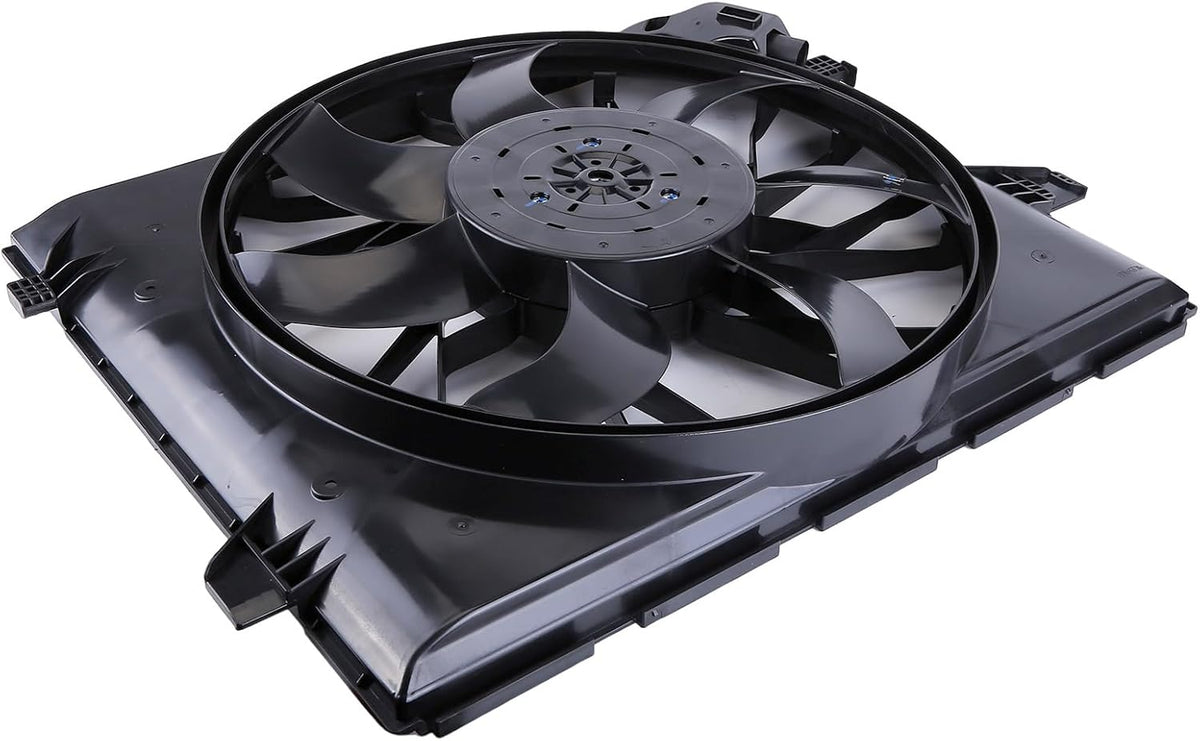 Radiator Cooling Fan Assembly 621134 55038994AI CH3115175 Compatible for Dodge for Durango 2011-2013, for Jeep for Grand Cherokee 2011-2013