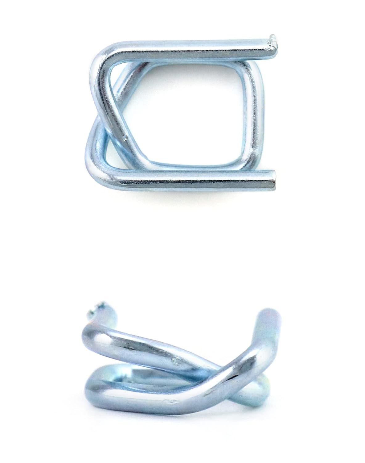 Metal Wire Buckle, 1/2" Width, 50 Pack, Silver