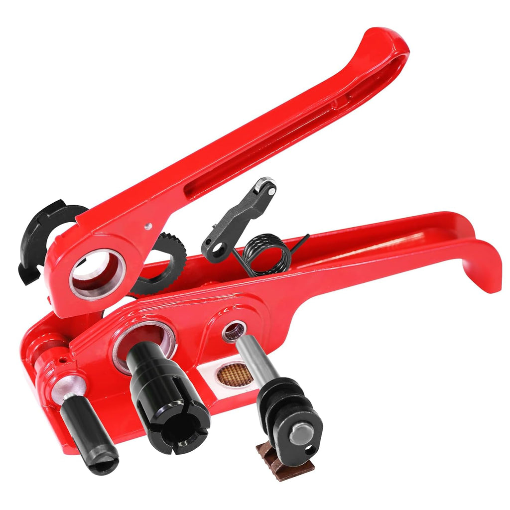Heavy Duty Banding Strapping Tensioner & Cutter Manual Packaging Tools Windlass for 1/2"-3/4" Width Polyester Poly