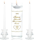 Unity Candles with Glass Holder for Wedding Ceremony - Unity Candles for Wedding, Religious Ceremony Ideas Marriage