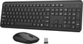 Wireless Keyboard and Mouse Combo, Full-Size Silent Ergonomic Keyboard and Optical Mouse, Long Battery Life, 2.4GHz
