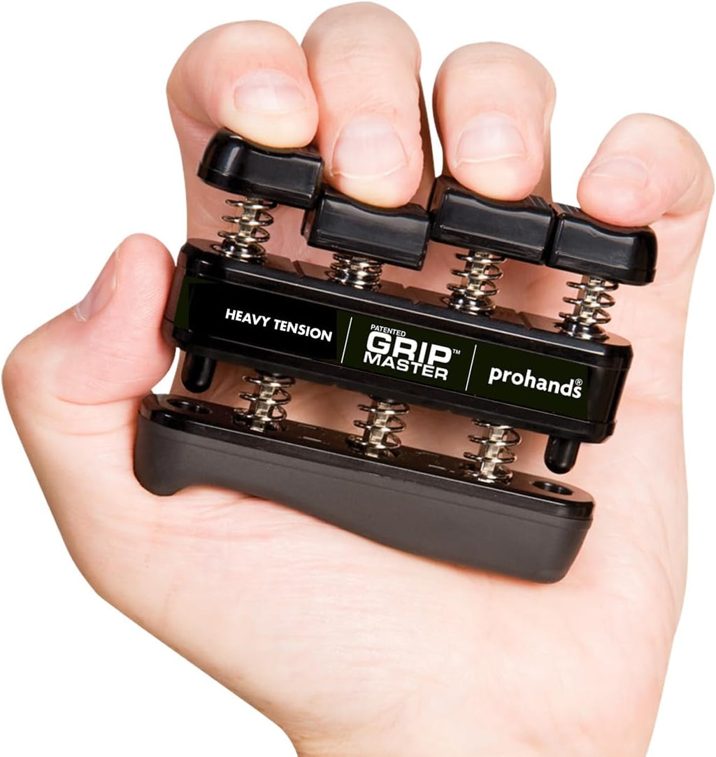Gripmaster Hand Exerciser, Finger Exerciser (Hand Grip Strengthener), Spring-Loaded, Finger-Piston System, Isolate &