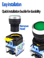 Green Start Push Button Station Box 22mm IP65 Cover for Industrial Control