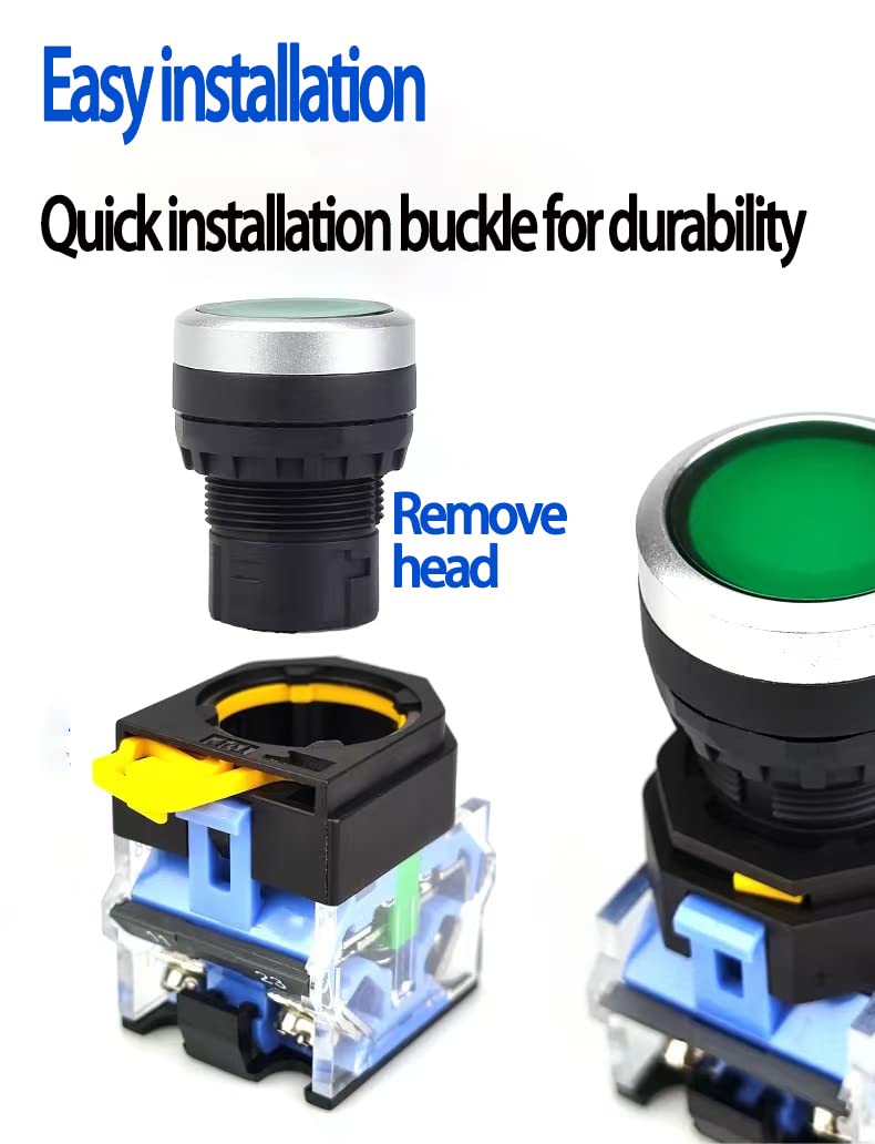 Green Start Push Button Station Box 22mm IP65 Cover for Industrial Control