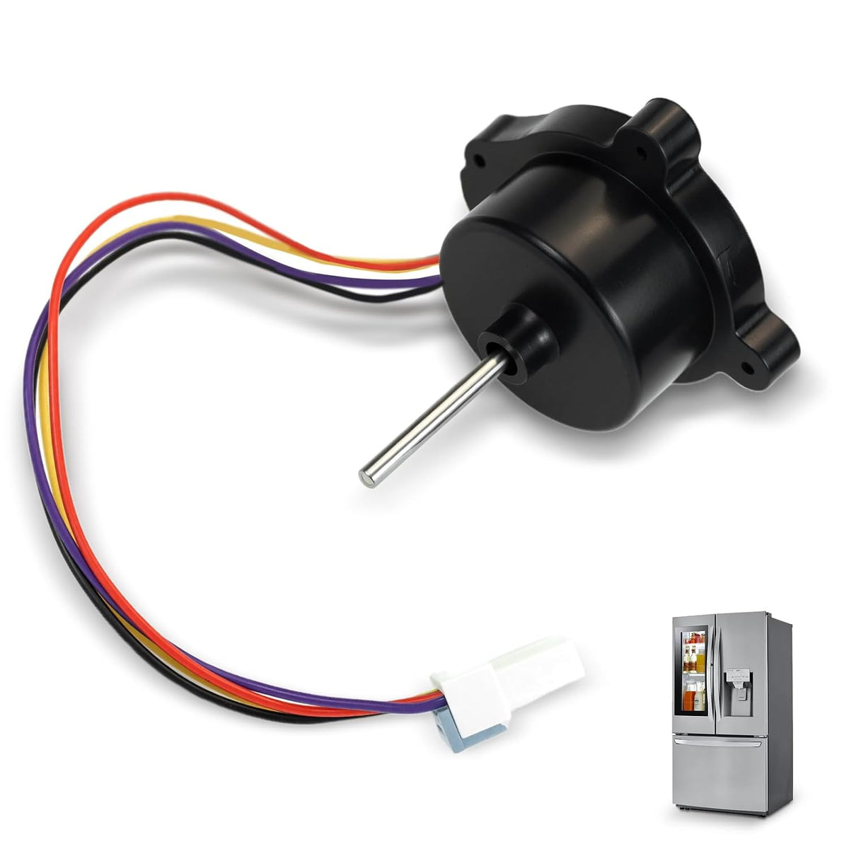 LRSOS2706S LFXS26596S Condenser Fan Motor Fit for LG Refrigerator Evaporator LFCC22426S LFCS27596S LHSXS2706S LMWC23626S LMWS27626S LRFDS3016S LRFVC2406S LRFWS2906S LRFXC2416S LRSXS2706W