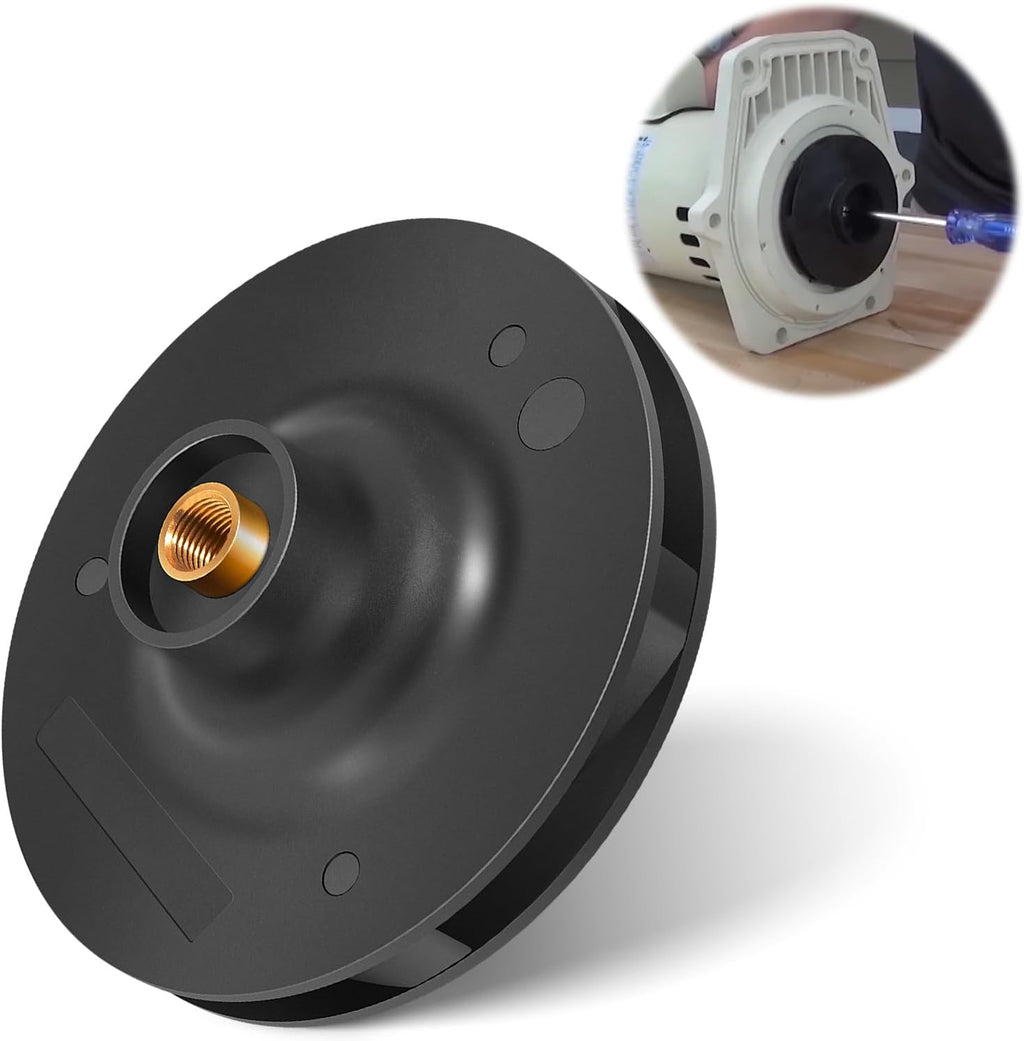 073131 Impeller Compatible with WhisperFlo and IntelliFlo 3 HP Pool and Spa Pumps, Black
