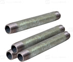 SUPPLYGIANT OQHM3480-4 Steel Nipple Pipe 3/4'' x 8"" Galvanized (Pack of 4), 3/4"" x 8"""