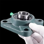 1 Pcs,UCF216 Inner80mm 4-Bolt Flange Bearing Unit, Cast Iron Housing