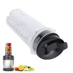 16Oz Replacement Cup Blender Cup Container with Flip Lid Easy Open Close Convenient Drinking Large Capacity Nutri Blender Accessories
