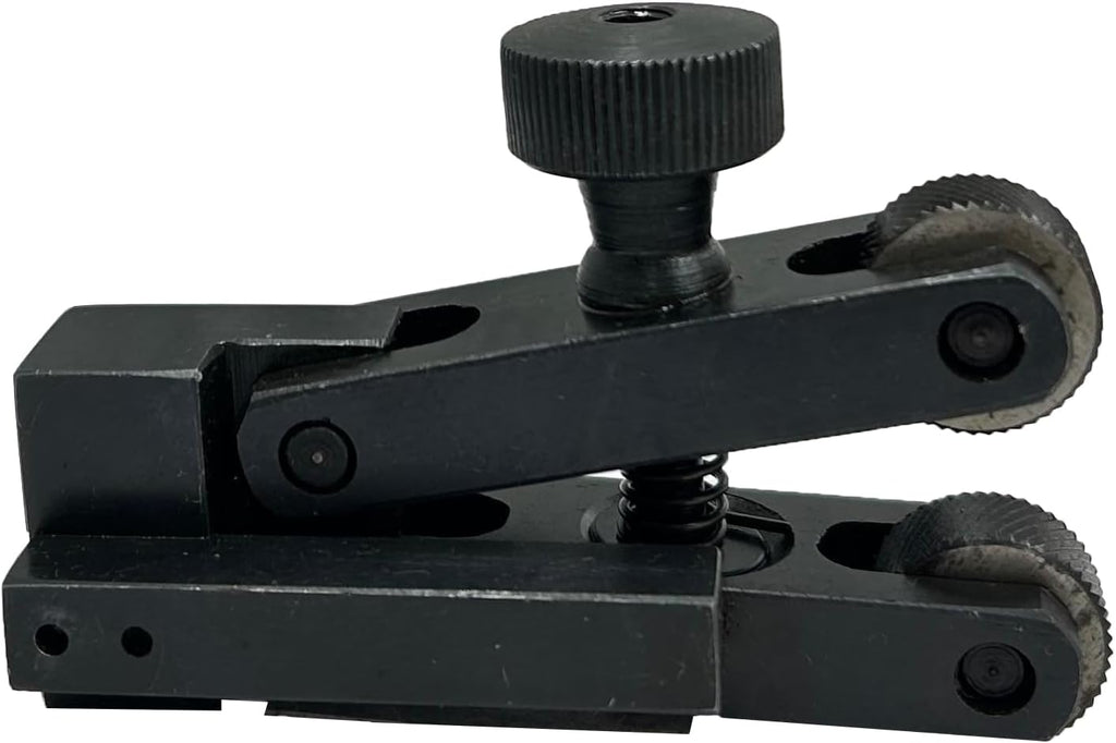 MachEI Mini V-Clamp 5-20 mm Adjustable force Spring action Knurling Tool for Lathe Machine Quick Change Tool Post