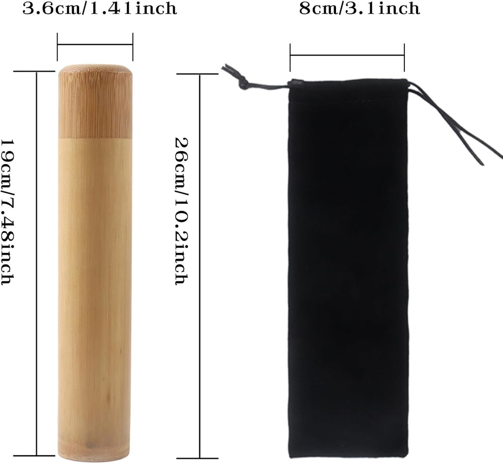4 PCS Scattering Urns for Human Ashes Adult, 7.48''x 1.42'' Small Scattering Tubes with Black Velvet Bag