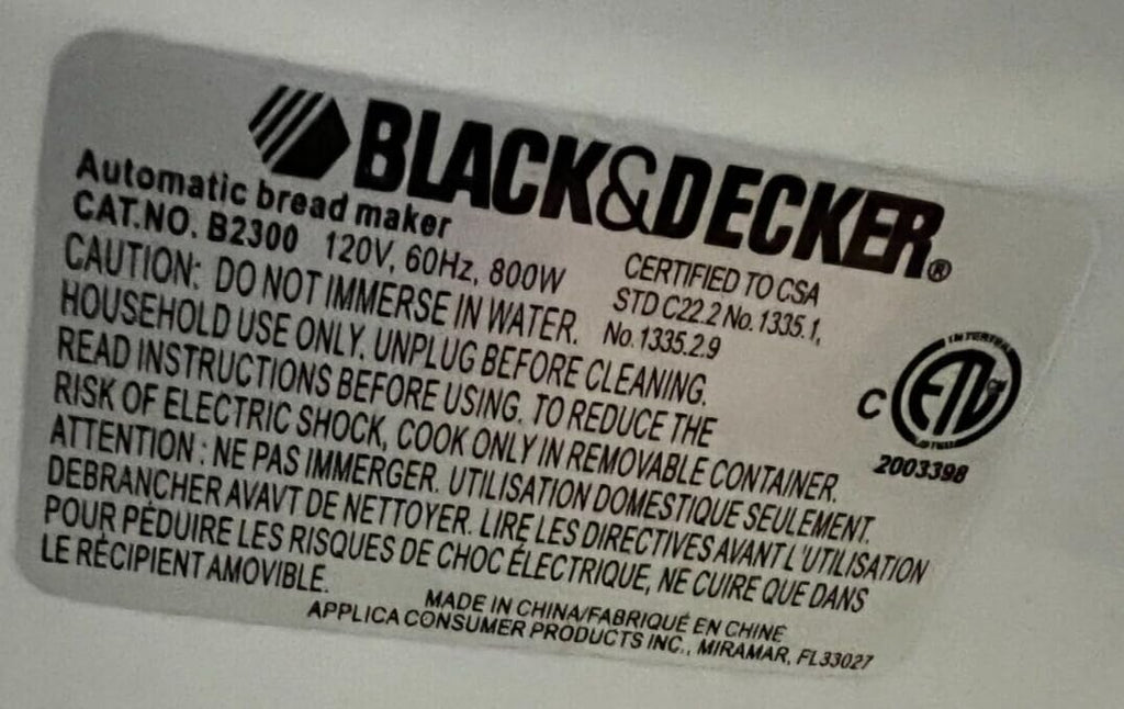 Heavy Duty Belt Set for Black and Decker Bread Maker Model B2300 only