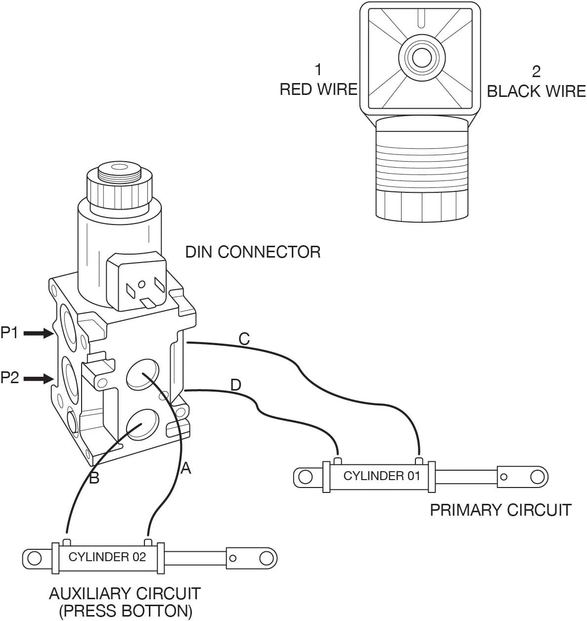 Summit Hydraulics Hydraulic Solenoid Selector/Diverter Valve, 13 GPM, 12v DC