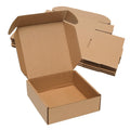 10 Pack 6x6x2 Shipping Boxes, Small Brown Corrugated Mailers