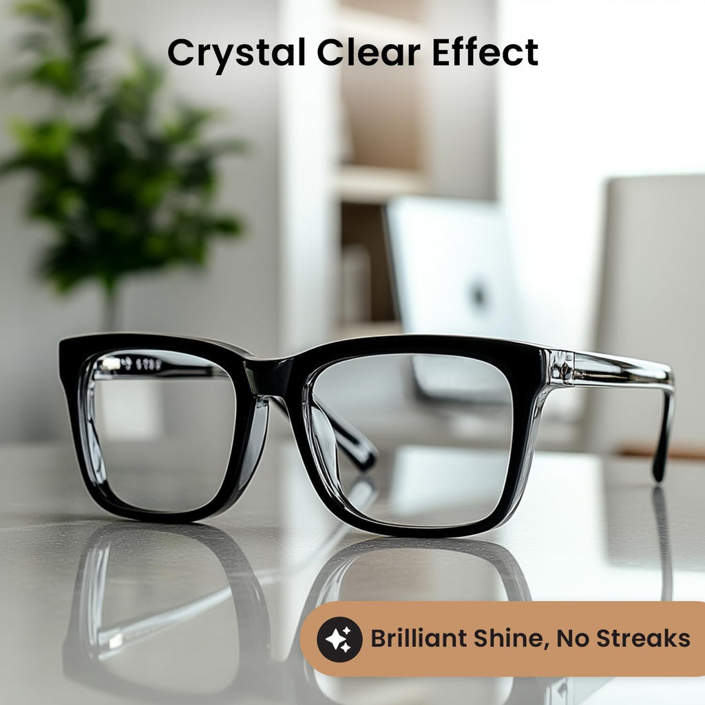 Glasses Cleaner Spray - Eyeglass Cleaner Lens Cleaner No Streaks Technology & Microfiber Cleaning Cloth - Glasses