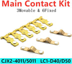 Main Contact Kit for Switch Contactor LC1D50 LC1D40 CJX2-4011 CJX2-5011 Moving and Fixed Contacts Contactor Replacement Kit(LC1-D50 (A Grade))