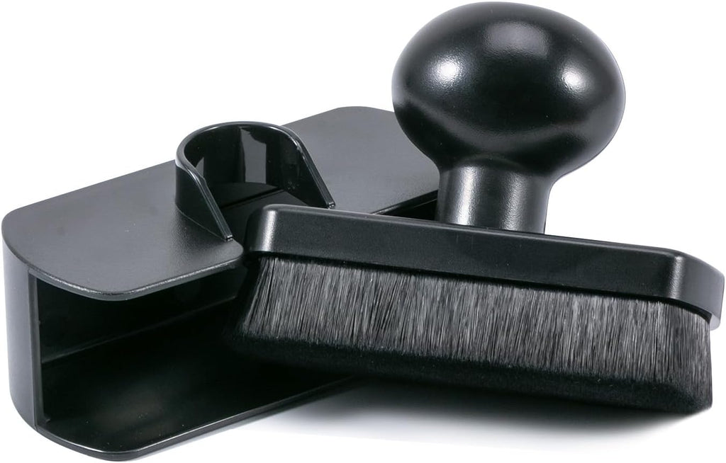 Tire Shine Applicator Brush Large Vegan Tire Shine Brush with Storage Stand for Vehicles Tire Shine Polish Wax and