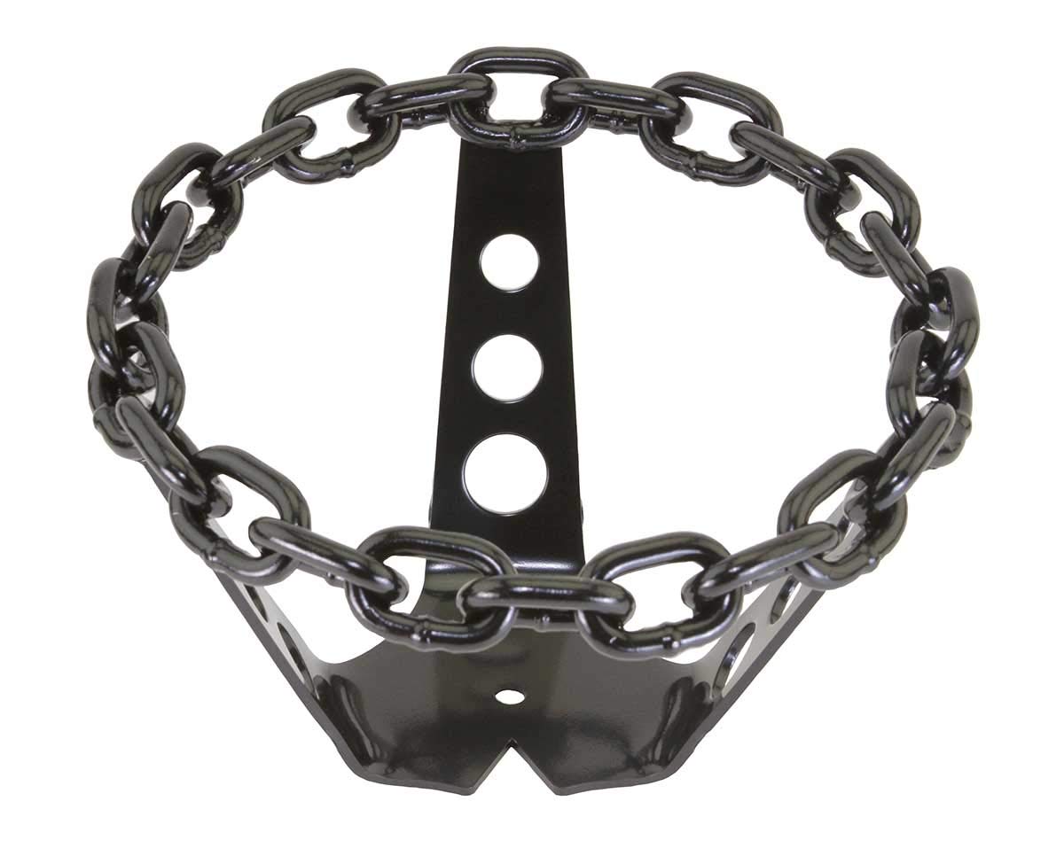 8" Chain Bicycle Steering Wheel, Multiple Colors. (Black)