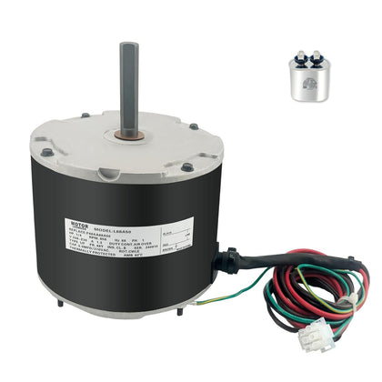 F48AA68A50 Condenser Fan Motor Replace for York, Coleman, GE, Genteq | Luxaire, Century A.O. Smith F48M27A50