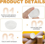 60 Pcs Mailing Tube Plastic End Caps 2" ID PE Round Cardboard Shipping Tube Lids White Protective Poster End Caps for