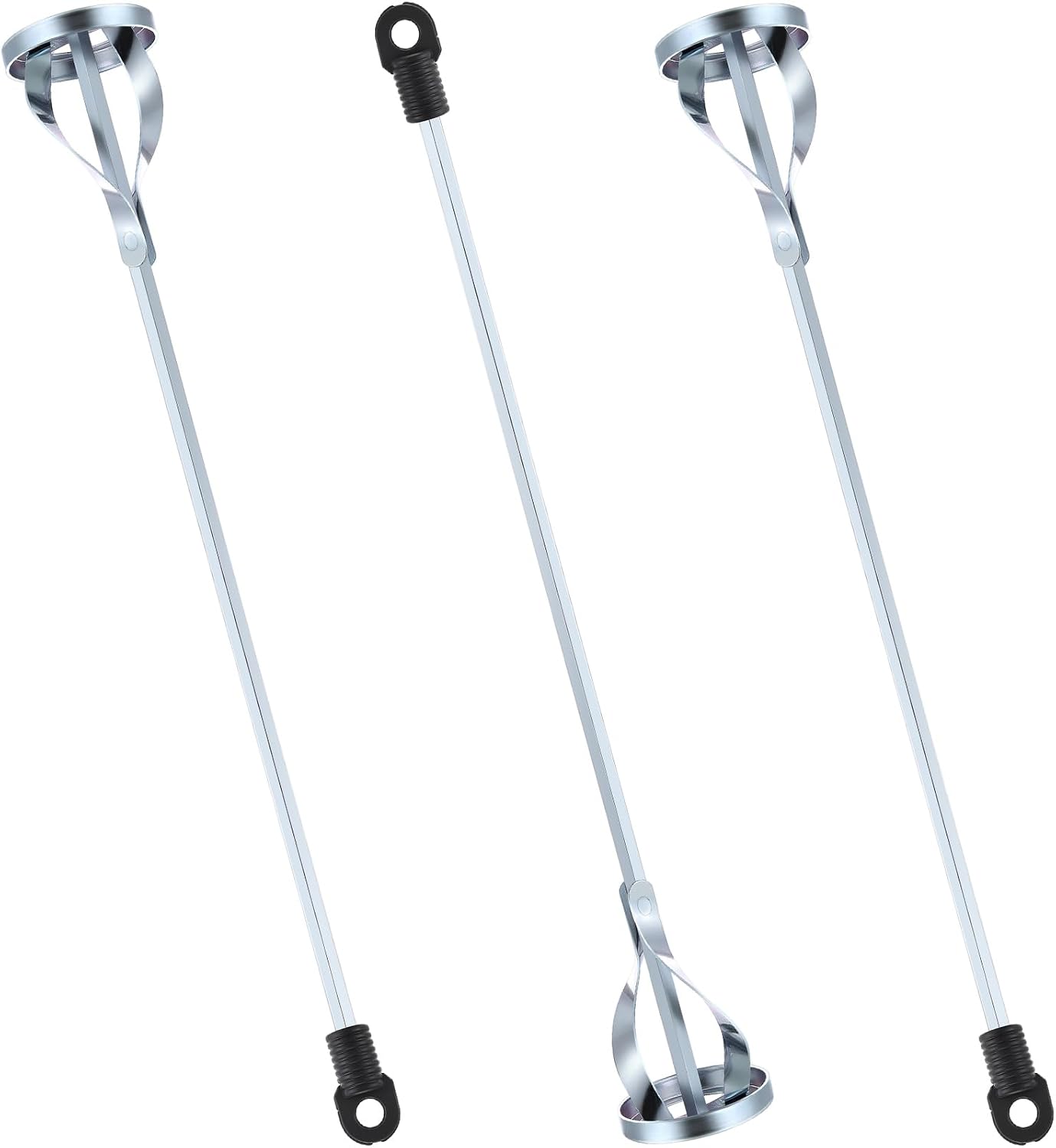3 Pcs Paint Mixer for Drill, 1 to 5 Gallon Bucket, Paint Stirrer, Easy to Clean, 16.9" Mixing Paddles and 2.36"